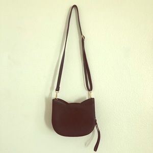 Pink Haley ‘Ada Cat’ Faux Leather Crossbody